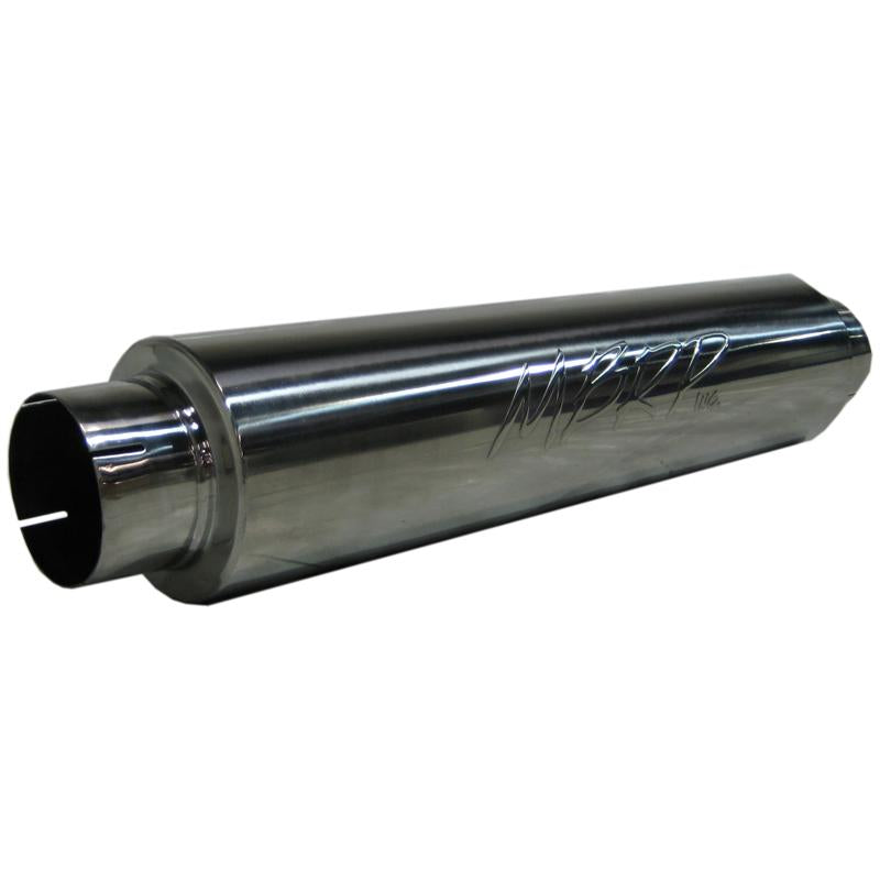 MBRP M1004S Universal Quiet Tone Muffler 4in Inlet/Outlet 24in Body 6in Dia 30in Overall T409 - #M1004S