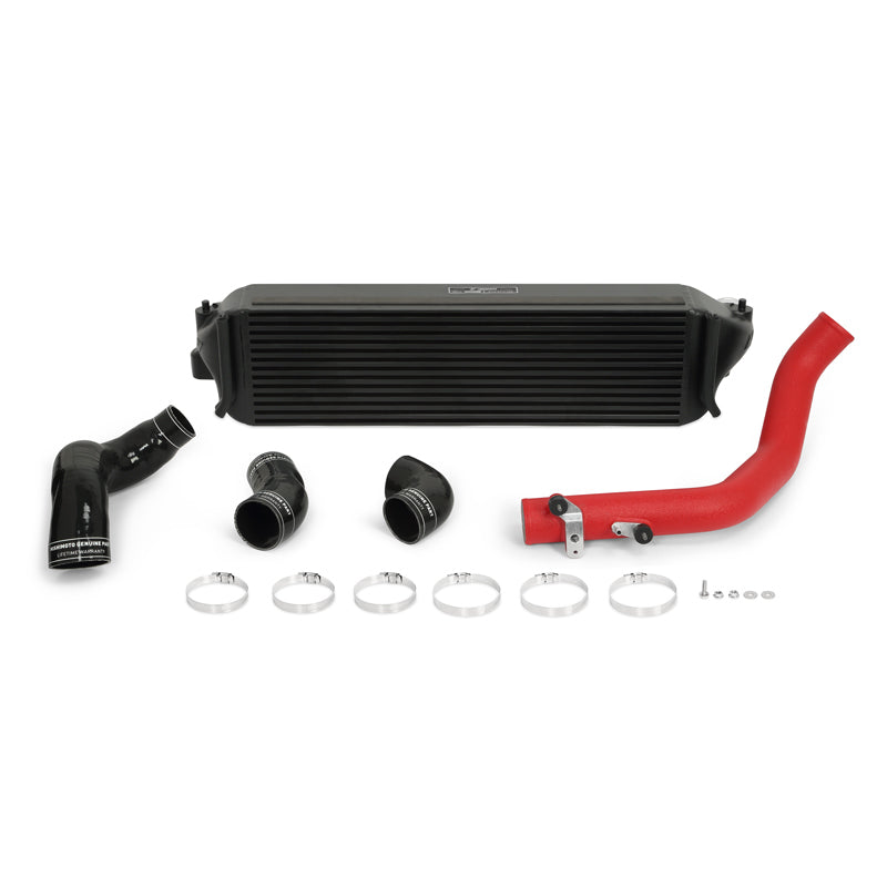 Mishimoto 2017+ Honda Civic Type R Intercooler Kit - Black Intercooler Red Pipes - #MMINT-CTR-17KBKWRD