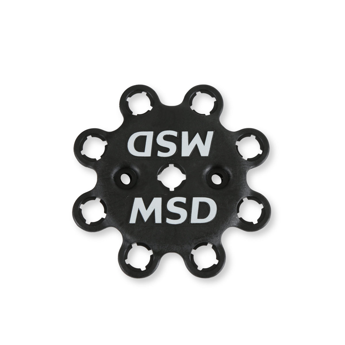 MSD 84333 Distributor Cap - V8 - HEI Terminals - Black - Spark Plug Wire Retainer