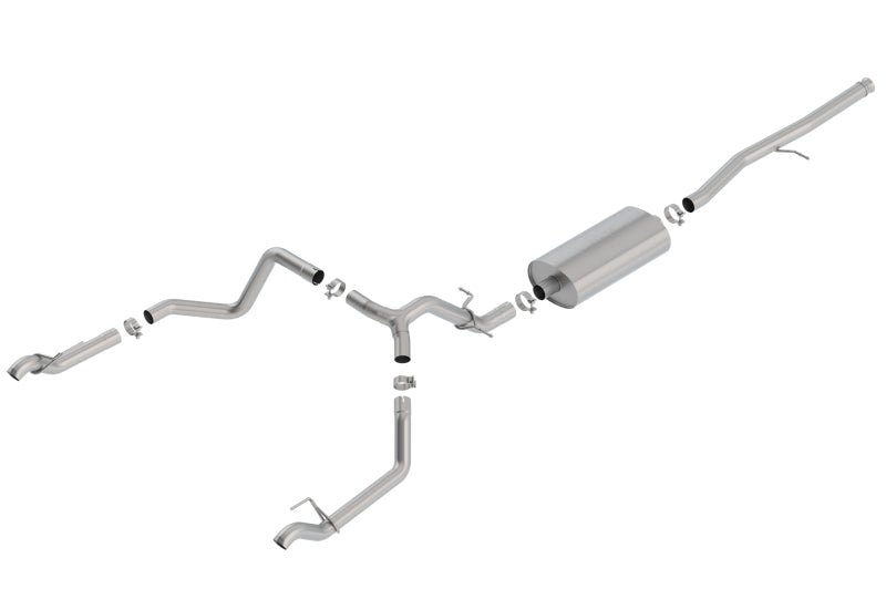 Borla 140767 2019 Chevy Silverado 1500 5.3L V8 CC SB 147.4in WB Touring Cat-Back (Use Fact Fascia Tips) - #140767