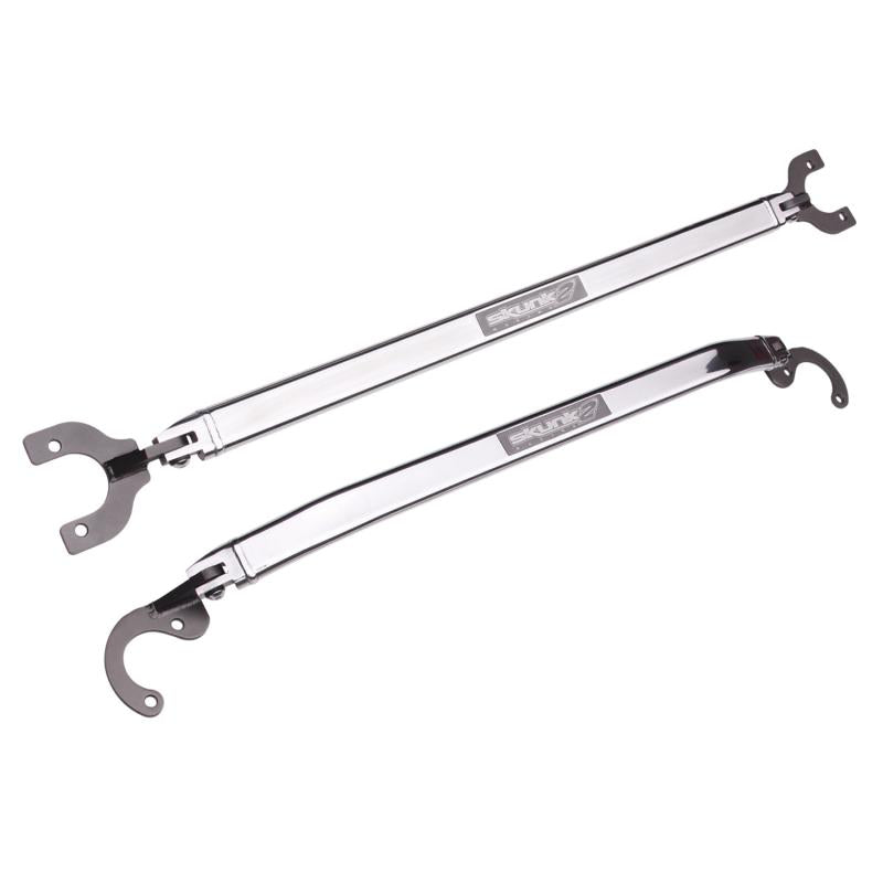 Skunk2 88-00 Honda Civic/Del Sol/94-01 Acura Integra Rear Upper Strut Tower Bar (Black Series)