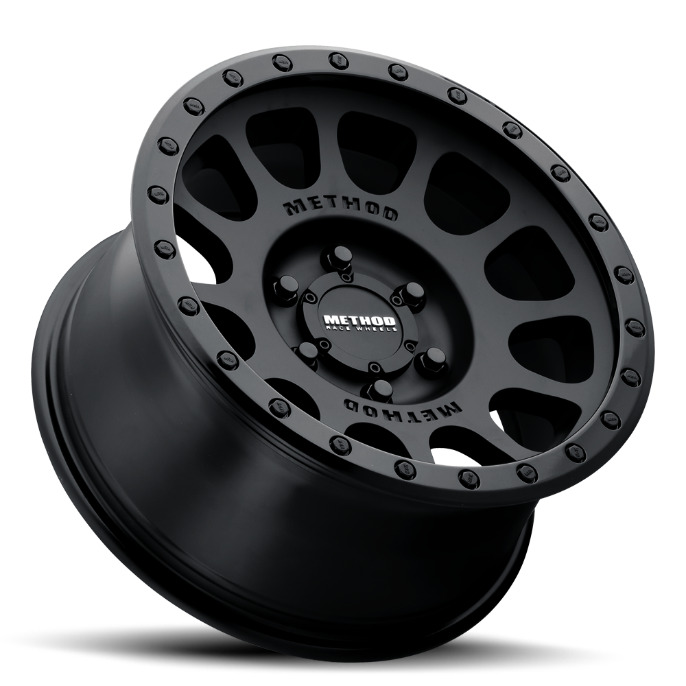 Method Wheels MR305 NV 18x9 +18mm Offset 6x135 94mm CB Matte Black - Gloss Black Lip