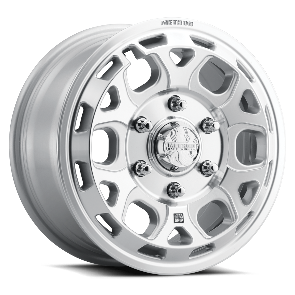 Method MR416 Bead Grip 15x7 / 6x5.5 / 74mm Offset / 78.30mm CB - Machined Clear Coat Wheel