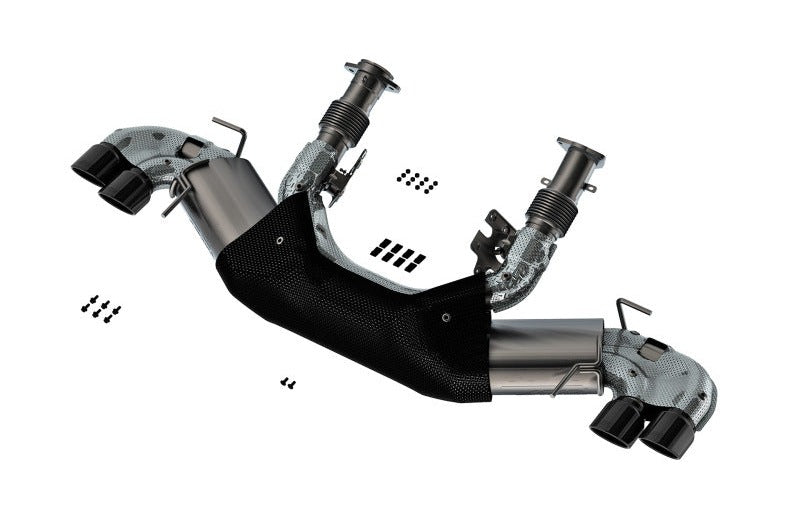 Borla 140841BC 2020-2027 Chevy Corvette 6.2L V8 AT without NPP 3in ATAK Catback Exhaust - Black Chrome Tips - #140841BC
