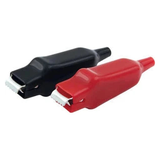 QuickCar Alligator Clamps Red & Black