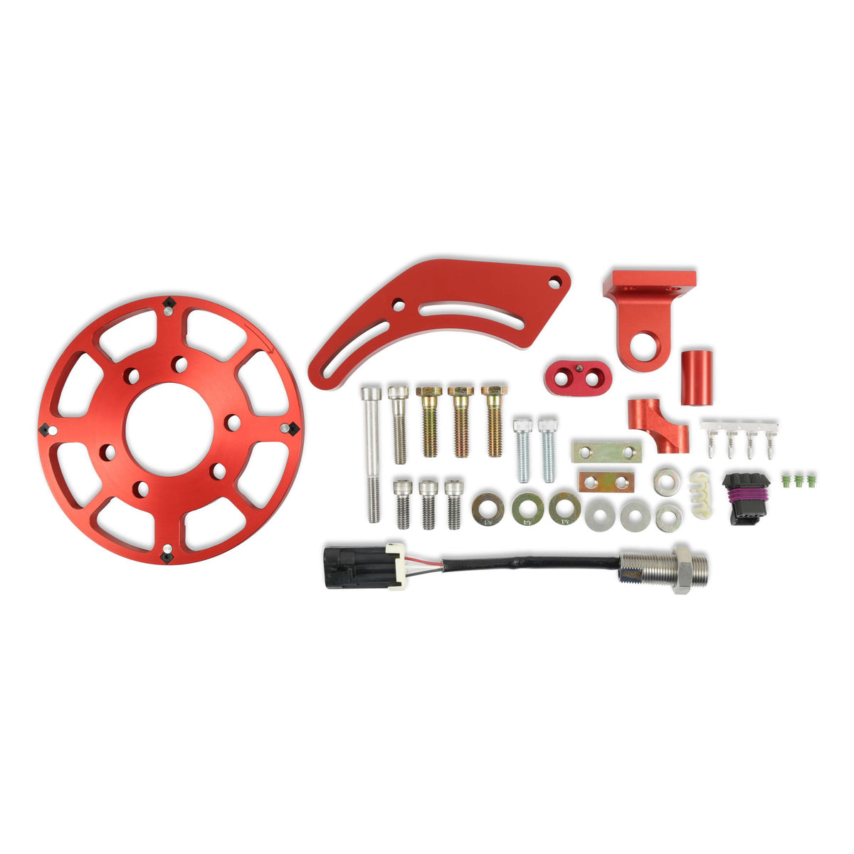 MSD 8618 Crank Trigger Kit - Flying Magnet - Hall-Effect - LS Gen III/IV - 6.56 in.