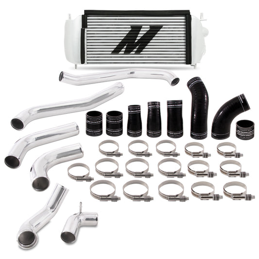 Mishimoto 2017+ Ford F150 3.5L EcoBoost Performance Intercooler Kit - Silver Cooler Polished Pipes - #MMINT-F35T-17KPSL