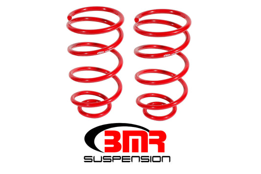 BMR 64-66 A-Body Rear Lowering Springs (1.0in Drop) - Red