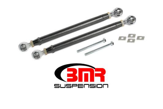 BMR 16-24 6th Gen Camaro Rear Double Adj. Rod Ends Toe Rods - Black Hammertone