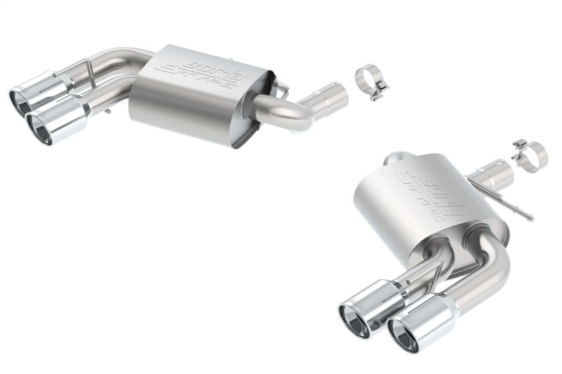 Borla 11920 2016 Chevy Camaro 6.2L AT/MT S-Type Rear Section Exhaust w/o Dual Mode Valves - #11920