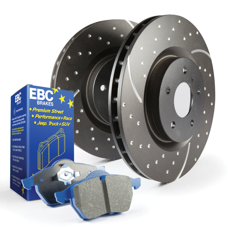 EBC 11-22 Lexus S6 Front Brake Kit Bluestuff NDX Pads GD Sport Rotors S6KF1369 (image of S6KF1104)