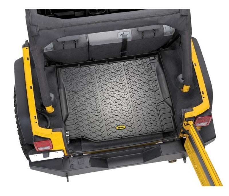 Bestop 07-10 Jeep Wrangler JK Rear Cargo Liner (Black)