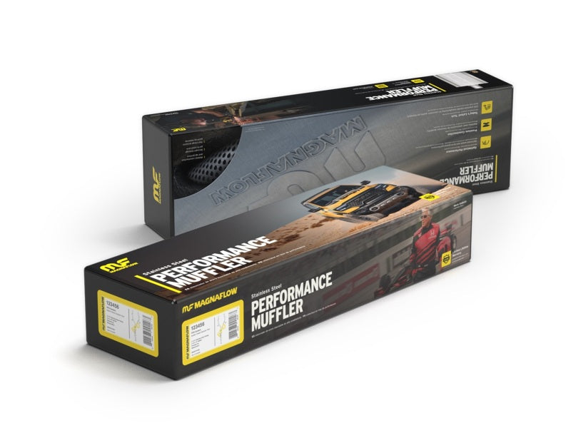 MagnaFlow 12219 Muffler Mag SS 14X5X8 3X3 C/C - #12219