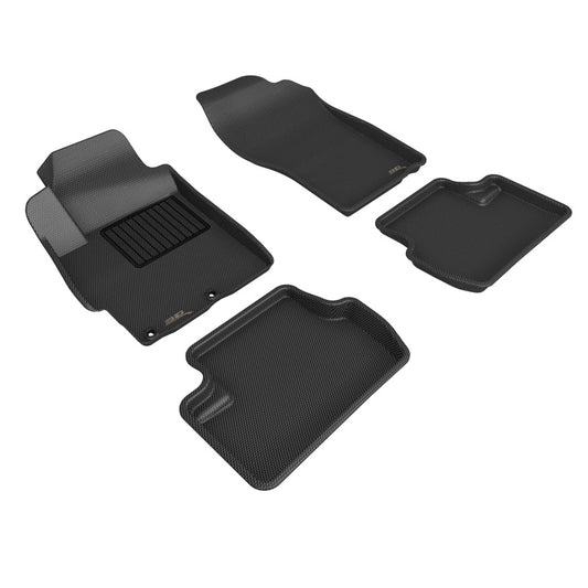 3D MAXpider Kagu Front & Rear Floor Mats for 2008-2015 Mitsubishi Lancer/Lancer Evolution