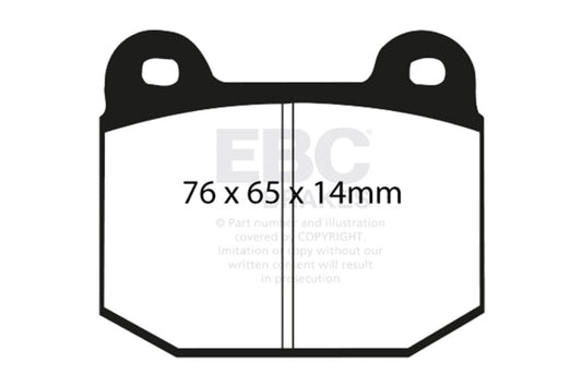 EBC 03-04 Infiniti G35 3.5 (Manual) (Brembo) Ultimax2 Rear Brake Pads UD961