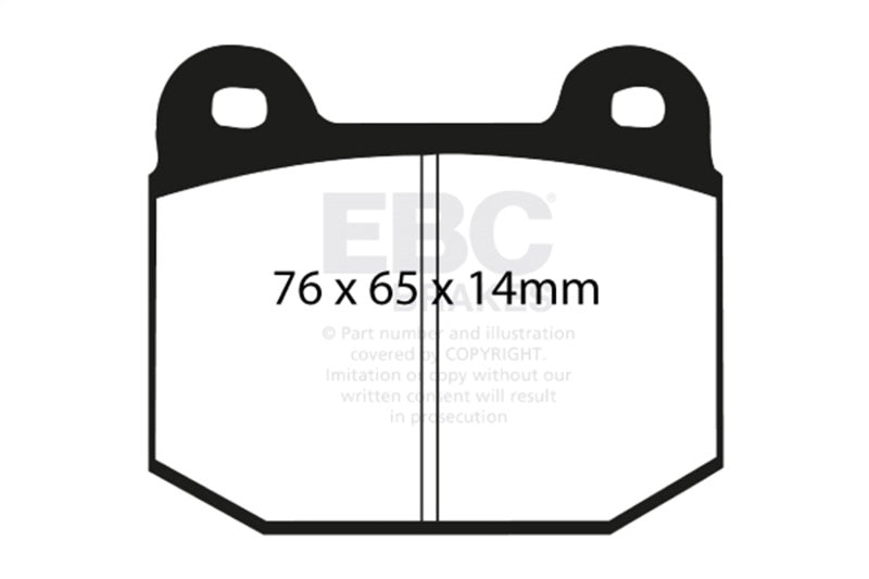 EBC 03-04 Infiniti G35 3.5 (Manual) (Brembo) Yellowstuff Rear Brake Pads DP41537R