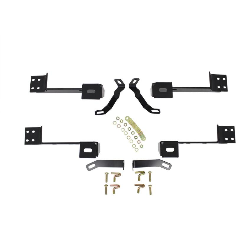 Westin 22-1065 Premier Oval Nerf Bar Mount Kit for 2001-2014 Chevrolet Silverado Black