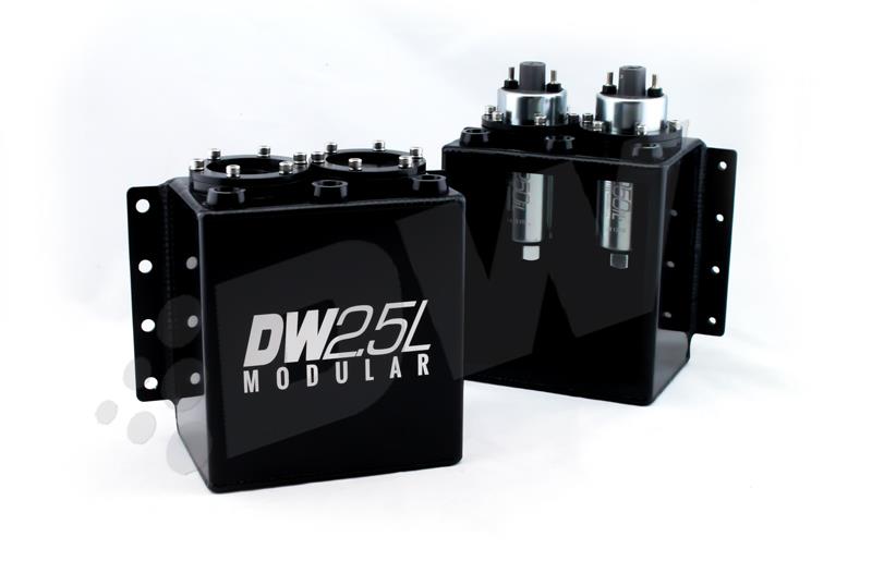 DeatschWerks 3.5L Modular Surge Tank (Fits 1-2 DW350iL Fuel Pumps - Pumps Not Included)