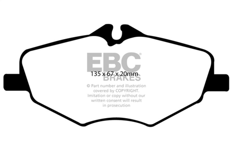 EBC 06-09 Mercedes-Benz E320 3.0 TD Redstuff Front Brake Pads DP31488C