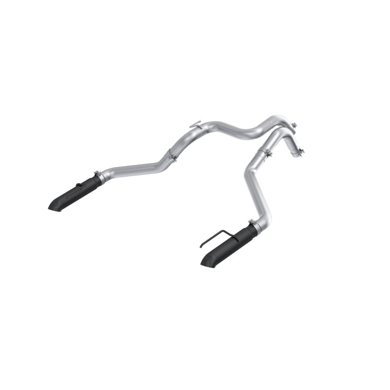 MBRP Ford Ranger Raptor 3.0L 3in Axle Back Exhaust - Armor BLK Tips