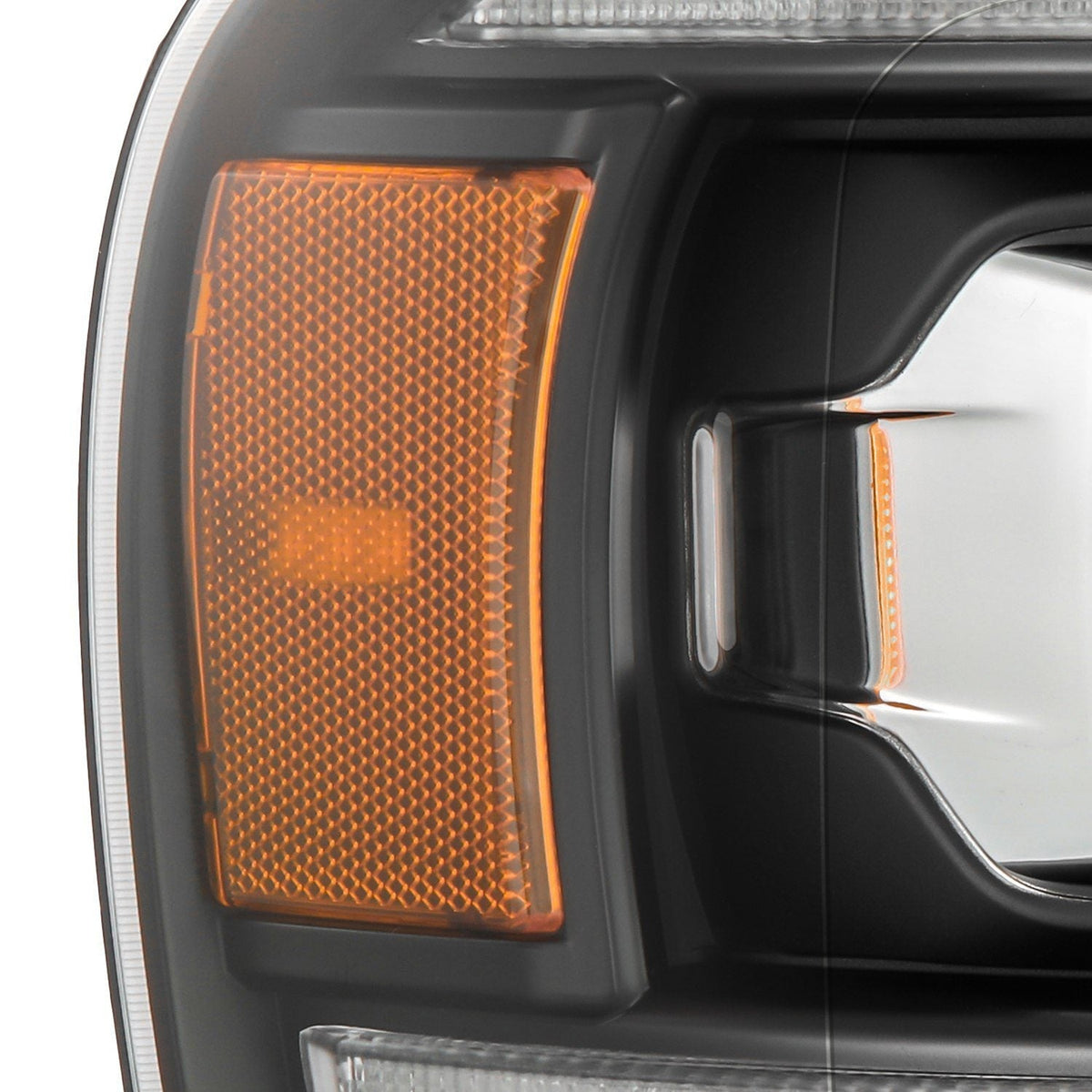 AlphaRex 880570 02-05 Dodge Ram 1500 PRO-Series Projector Headlights Plank Style Black with Sequential Signal