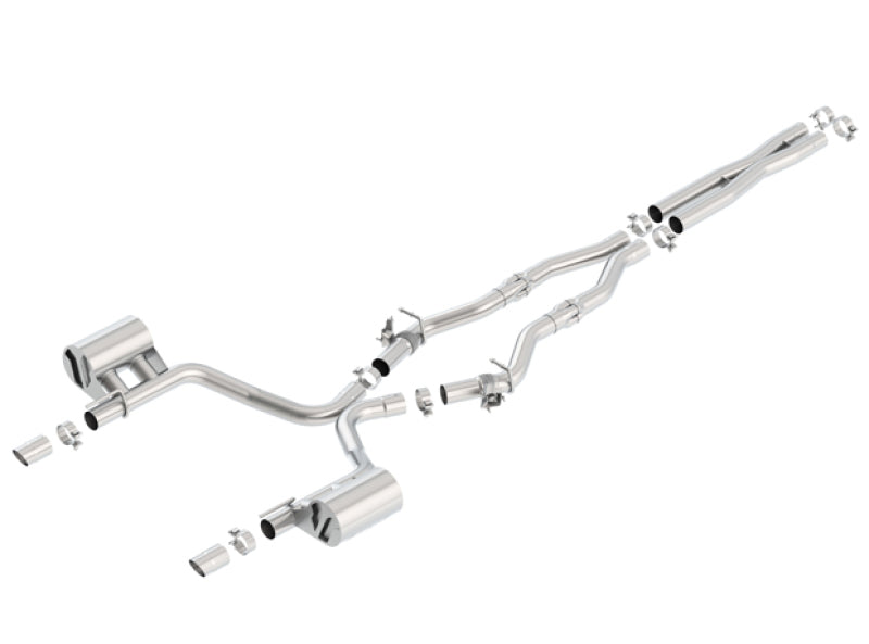 Borla 140723 2017 Dodge Charger R/T 5.7L ATAK Catback Exhaust w/o Tips (w/MDS Valves ONLY) - #140723