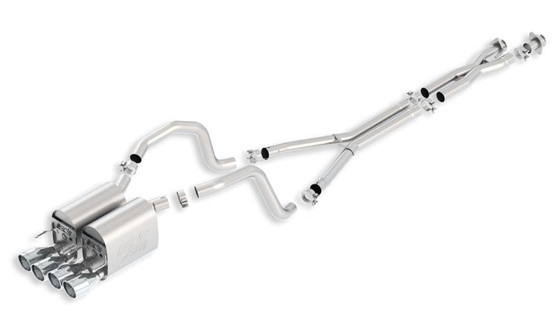 Borla 140453 05-08 Chevrolet Corvette Coupe/Convertible 2dr 6.2L 8cyl AT/MT 6spd ATAK SS Catback Exhaust - #140453