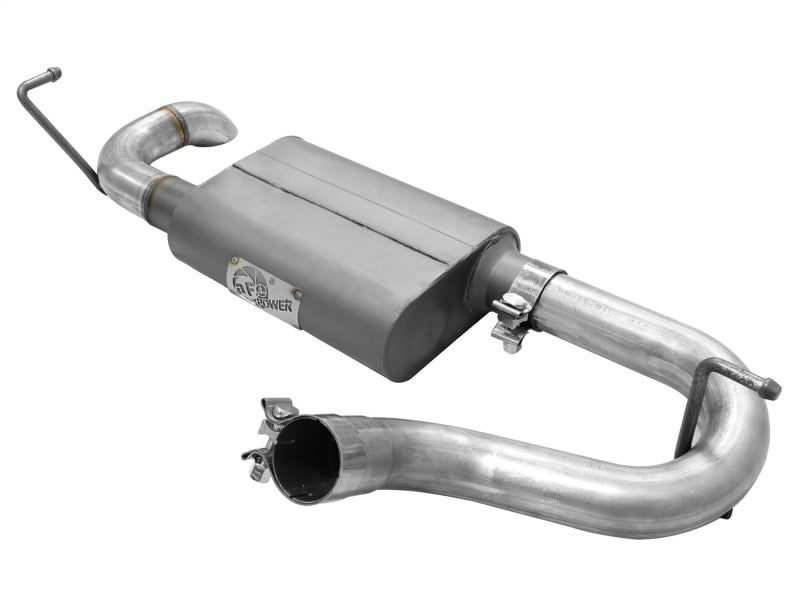 aFe Scorpion Exhaust System Axle Back Aluminized Hi-Tuck 07-17 Jeep Wrangler JK V6 3.6/3.8L - #49-08046