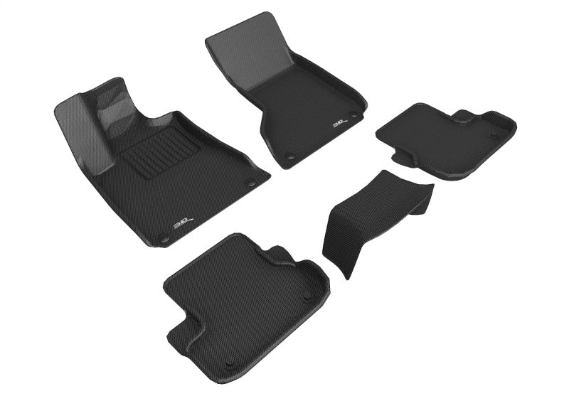 3D MAXpider Kagu Front & Rear Floor Mats for 2013-2018 Maserati Ghibli