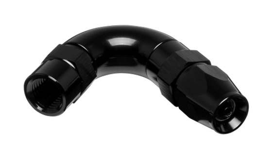 Vibrant -3AN 120 Degree High Flow Hose End Fitting for PTFE Lined Flex Hose