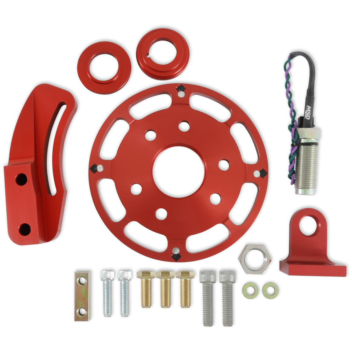 MSD 8600 Crank Trigger Wheel Kit - Flying Magnet - SBC - 6.25 in.