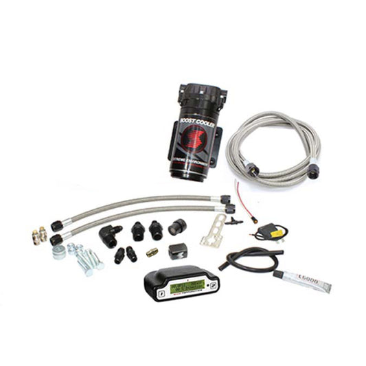 Snow Performance SNO-310-BRD-T Stage 3 Boost Cooler EFI 2D MAP Prog Water Injection Kit (SS Brded Line/4AN) without Tank