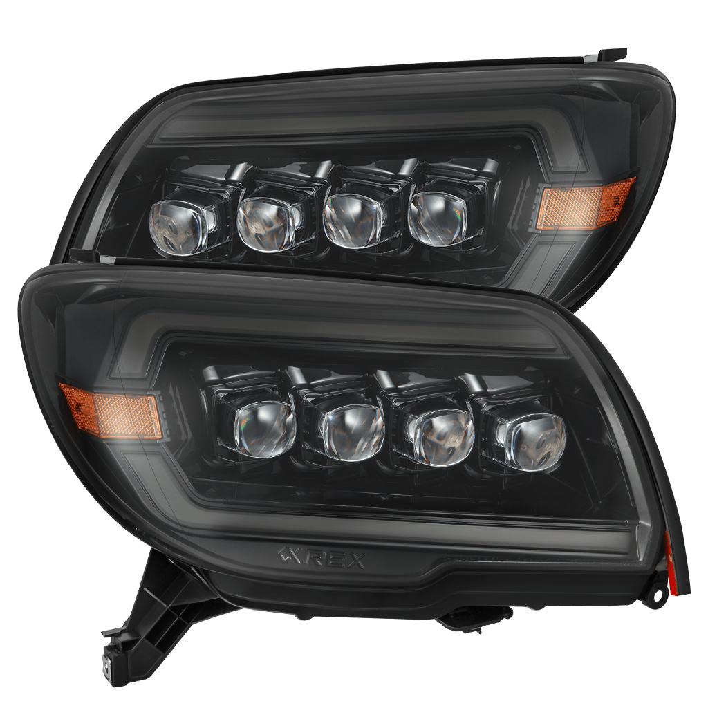 AlphaRex 880369 2003-2009 Toyota 4Runner NOVA-Series Projector Headlights Alpha-Black
