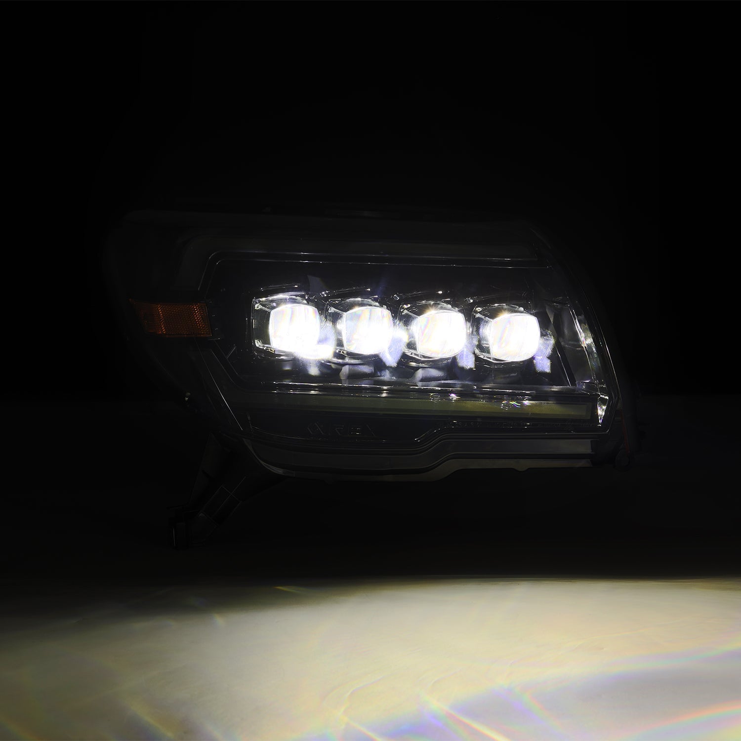 AlphaRex 880372 03-09 Toyota 4Runner NOVA LED Projector Headlights Alpha Black w/Activation Light/Sequential Signal/Switchback DRL