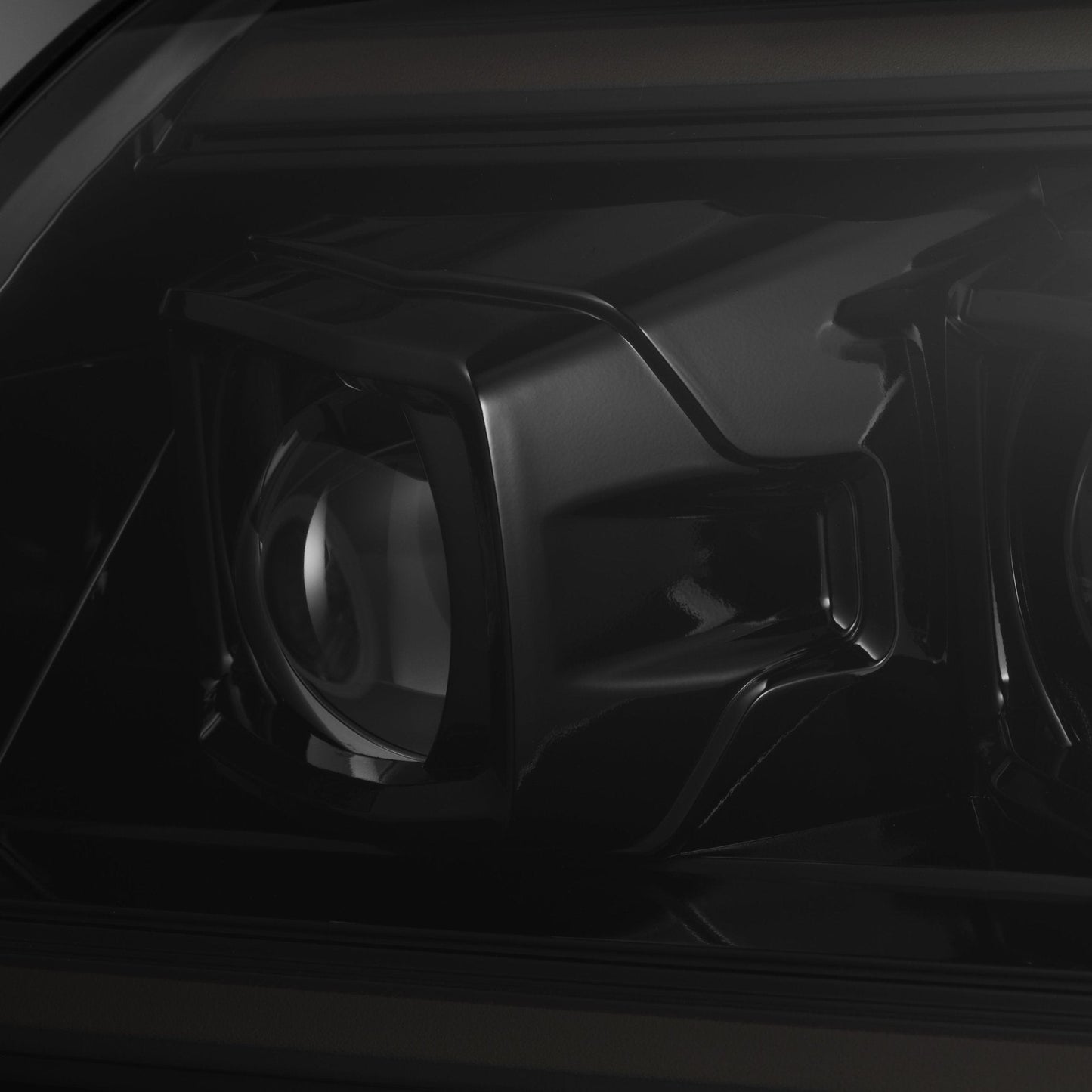 AlphaRex 880376 03-09 Toyota 4Runner PRO-Series Projector Headlights Alpha Black w/ Activation Light/Sequential Signal/DRL