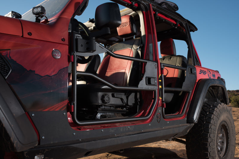 Bestop 20-26 Jeep Gladiator / 18-26 Wrangler JL Element Doors (Front Matte Black)