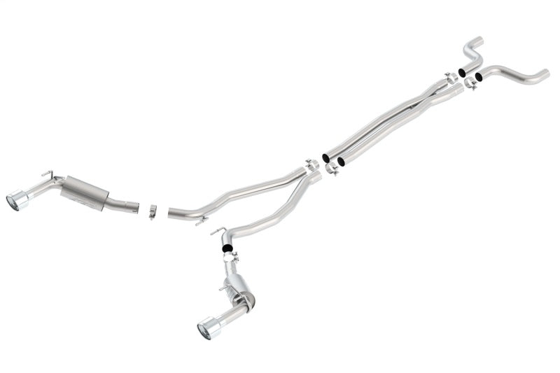 Borla 140532 14-15 Chevy Camaro SS 6.2L V8 Single Split Rear Exit ATAK Catback Exhaust - #140532