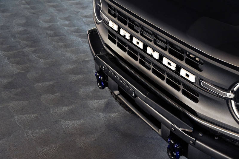 DV8 Offroad 21-22 Ford Bronco Factory Modular Front Bumper Bull Bar - #LBBR-04