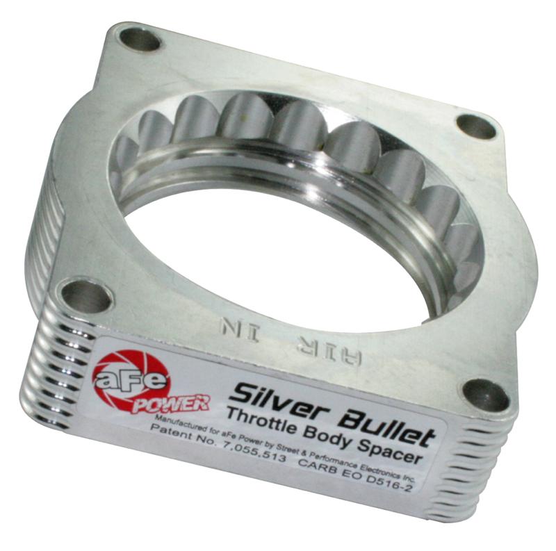 aFe Silver Bullet Throttle Body Spacers TBS GM Trucks & SUVs 99-07 V8-4.8/5.3/6.0L (GMT800) - #46-34001