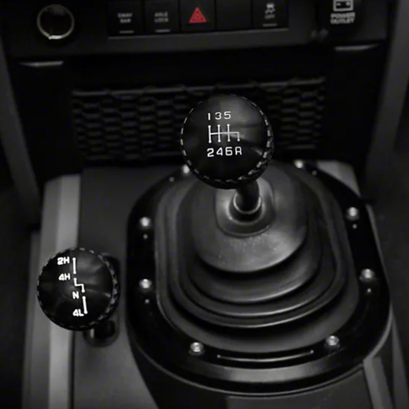 DV8 Offroad 2011-2018 Jeep JK 6-Speed Shift Knob Black - #D-JP-181112-BK
