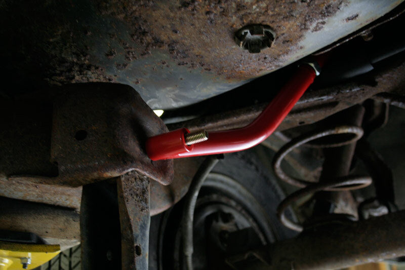 UMI Performance 3028-R Control Arm Reinforcements/Frame Braces Red
