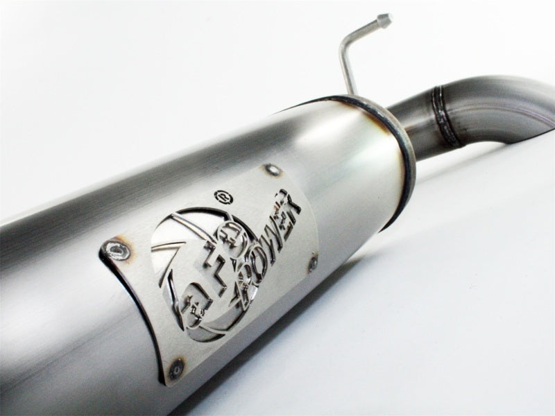 aFe MACHForce XP 07-17 Jeep Wrangler V6-3.6/3.8L 409 SS 2.5in Axle-Back Exhaust - #49-46219