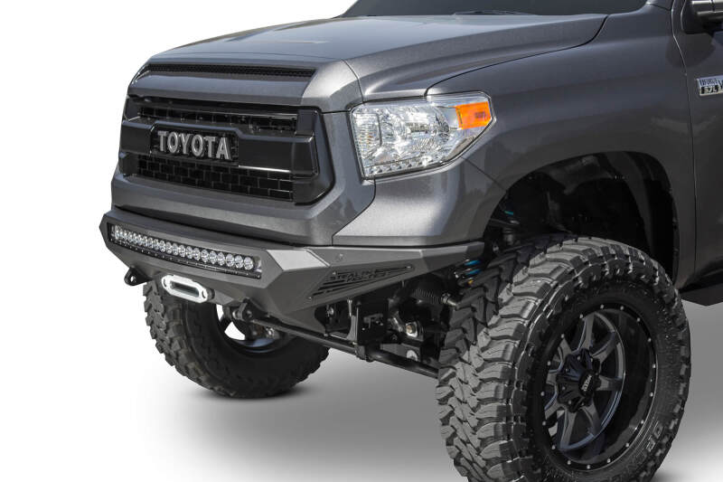 Addictive Desert Designs for 2014+ Toyota Tundra Stealth Fighter Front Bumper w/Winch Mount & Sensors