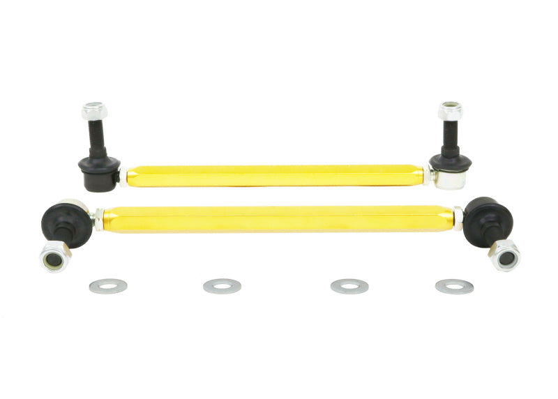 Whiteline KLC180-295 Front Sway Bar Link Assembly Heavy Duty Adjustable Steel Ball