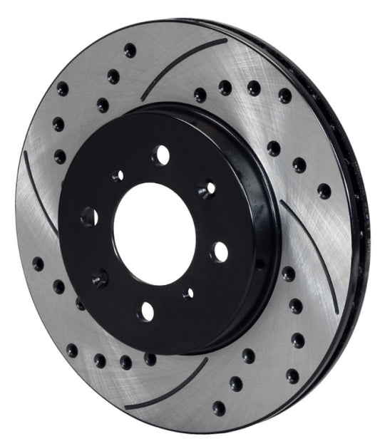 Wilwood Rotor-.68in Offset-SRP-BLK-Drill-LH 10.32 x .83 - 4 x 3.93 - #160-12839-BK