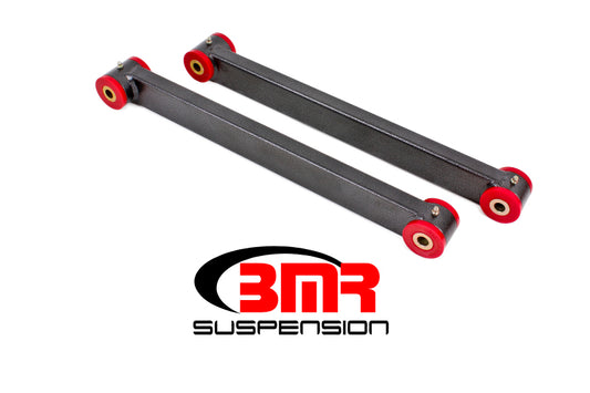BMR 05-14 S197 Mustang Non-Adj. Boxed Lower Control Arms (Polyurethane) (1x2in Tubing) - Black Hammertone