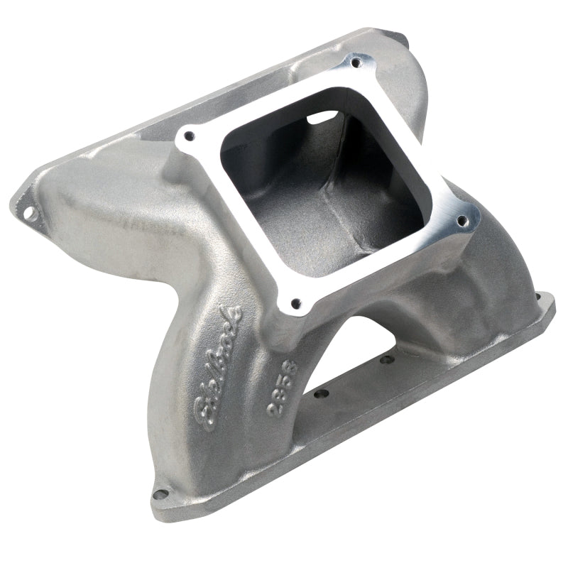 Edelbrock 2858 Manifold SBC Victor Spider Glidden 18 Degree Heads Dominator Flange