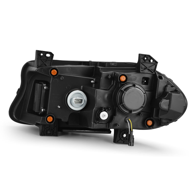 AlphaRex 880500 15-23 Dodge Charger NOVA LED Projector Headlights Alpha-Black w/Activation Light & Sequential.Signal / Switchback DRL