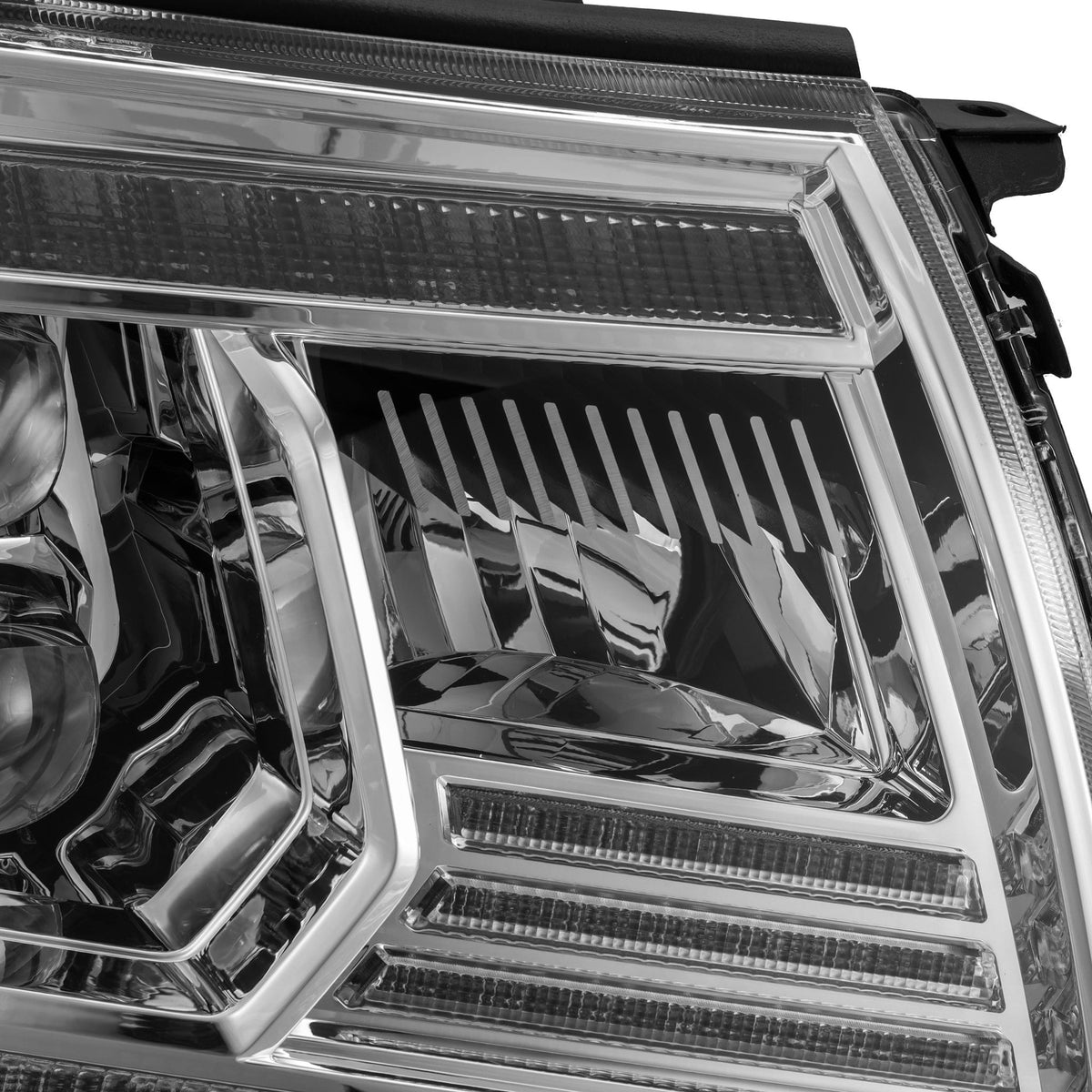 AlphaRex 880743 05-11 Toyota Tacoma NOVA LED Projector Headlights Plank Style Chrome with Activation Light/DRL