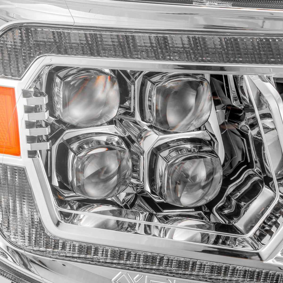 AlphaRex 880743 05-11 Toyota Tacoma NOVA LED Projector Headlights Plank Style Chrome with Activation Light/DRL